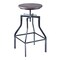 Armen Living Concord Adjustable Barstool in Industrial Gray Finish with Pine Wood Seat LCCOSTSBPI - alternate 1